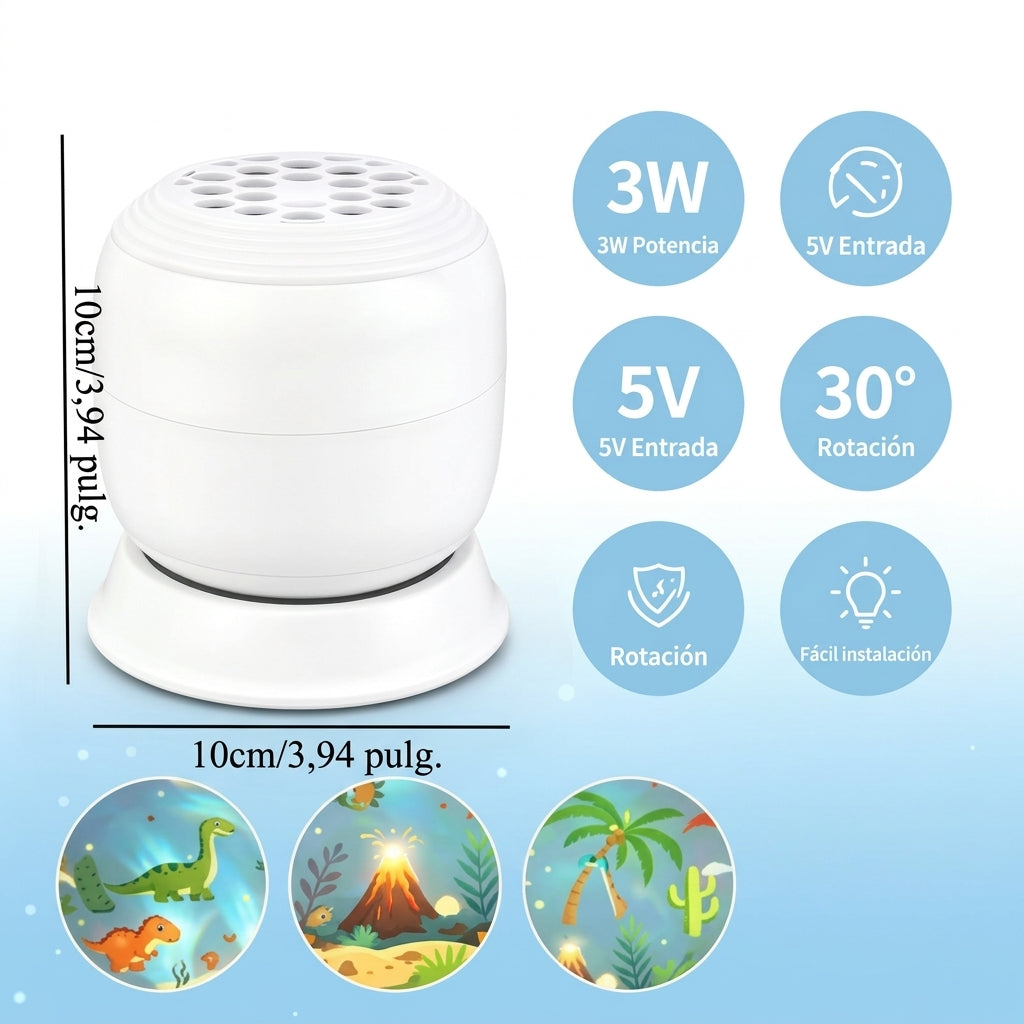 Proyector LED de Dinosaurios 360º