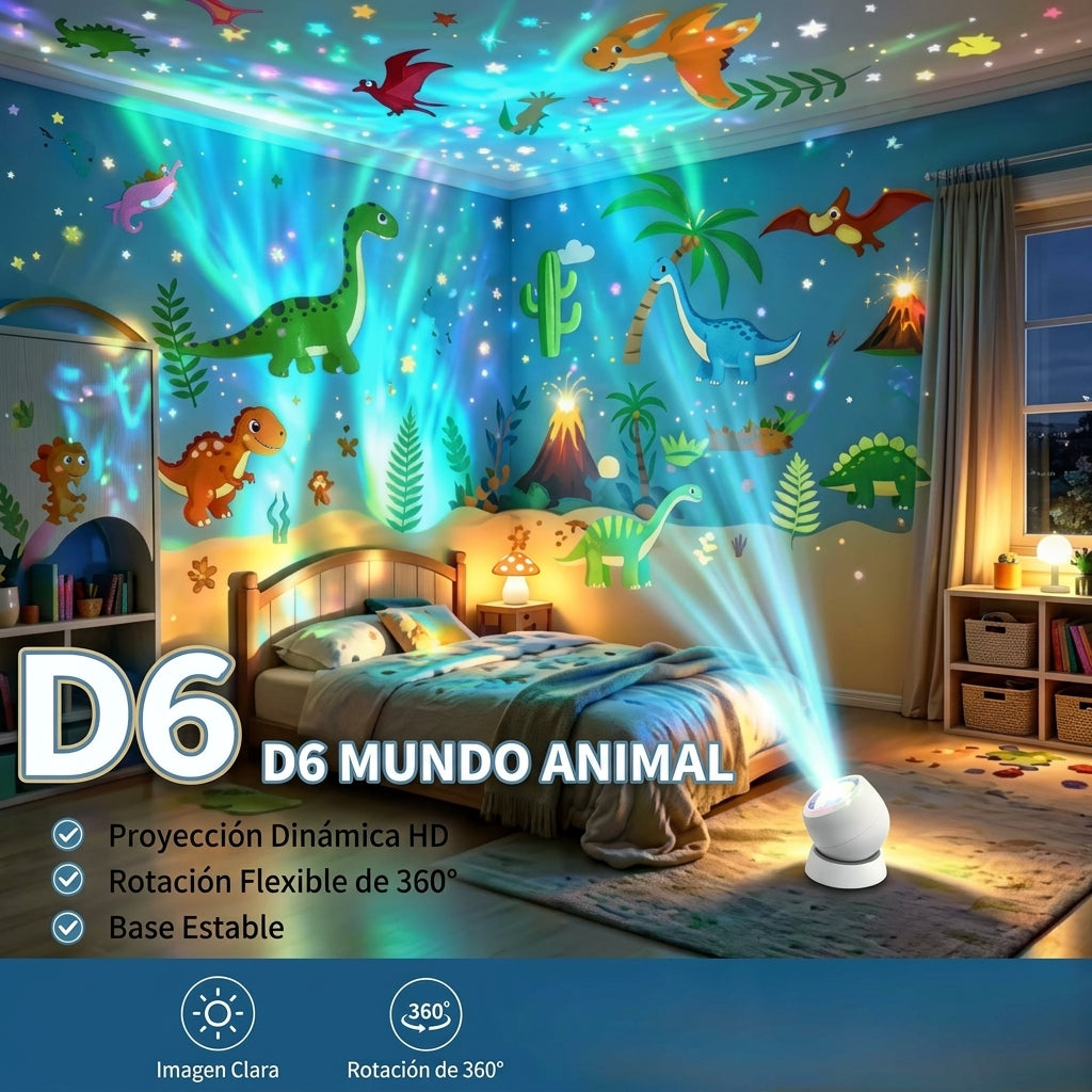 Proyector LED de Dinosaurios 360º